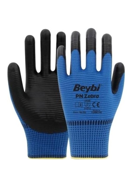 Zebra Nitril Kaplı Eldiven No:10 fiyatları