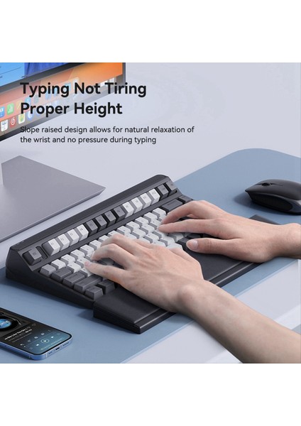 Masaüstü Depolama Kutusu Mekanik Klavye Bilek Pad El Fare Bilek Pad Palm Destek Ofis Yazma Bilek Siyah (Yurt Dışından) fiyatları