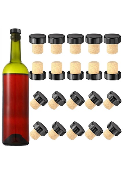 144 Adet Tıkaçları Tatma Mantarlar T-Şekilli Şarap Mantarları Üst Ahşap Şarap Şişesi Durdurucu Şişe Fişleri (Yurt Dışından) indirimleri