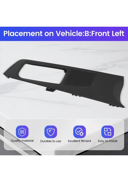 Peugeot 308S Için Yeni 308 T9 Yeni 408 T93 Kapı Iç Trim Panel Tutam Kapağı Kapak Kontrolör Trim Kapağı 98011479ZD B (Yurt Dışından) indirimleri