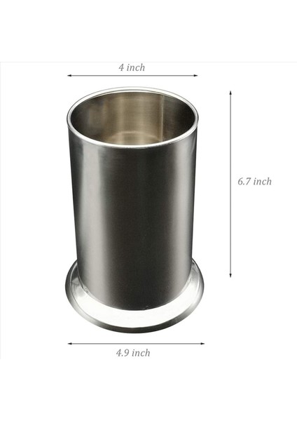 6x Paslanmaz Çelik Saman Tutucu Karşı Topu Dispenser Çatal Bıçak Düzenleyici Kaşık Çatalları Çubuklar Depolama (Yurt Dışından) fırsatları