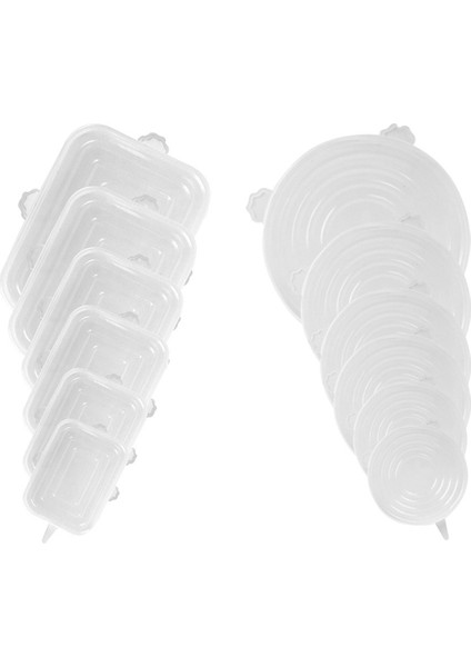 Silikon Streç Örtüsü Yeniden Kullanılabilir Gıda Depolama Bulaşık Makinesi ve Buzdolabı Için Uygun (Yurt Dışından)