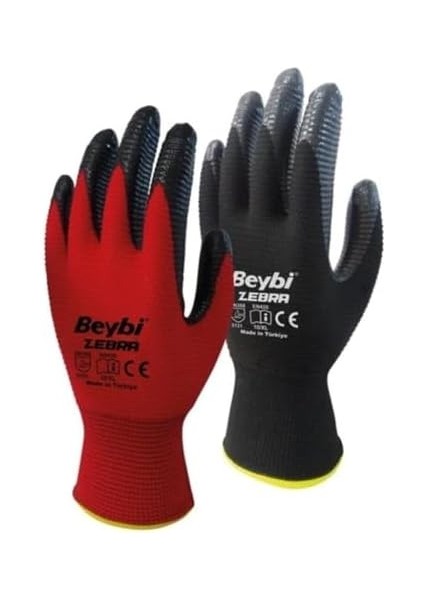 Zebra Nitril Kaplı Eldiven No:10 fiyatları