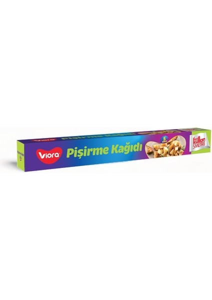Fırın Pişirme Kağıdı Masura Olmadan Sarım Kes Kullan 5 Metre - Fırınlarınızı Kirletmeden Tertemiz Pişirme Için Ideal!
