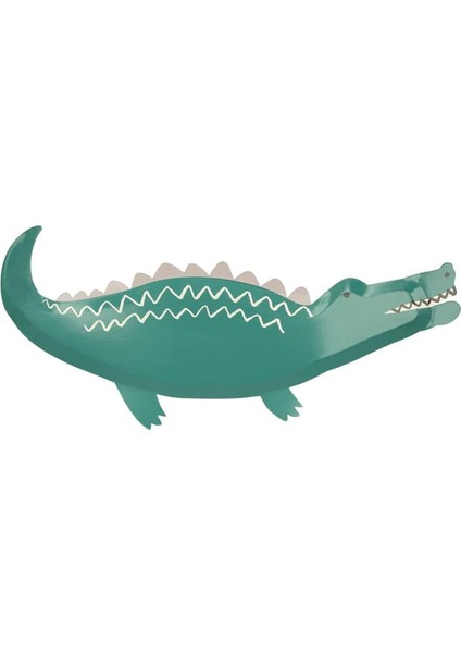 - Crocodile Plates - Timsah Tabaklar - 8'li