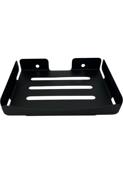 Yapışkanlı ve Vidalı Sabunluk Mat Siyah