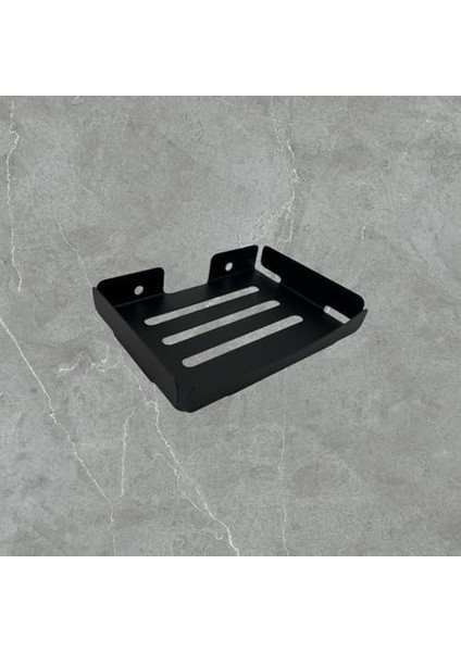 Yapışkanlı ve Vidalı Sabunluk Mat Siyah fiyatları