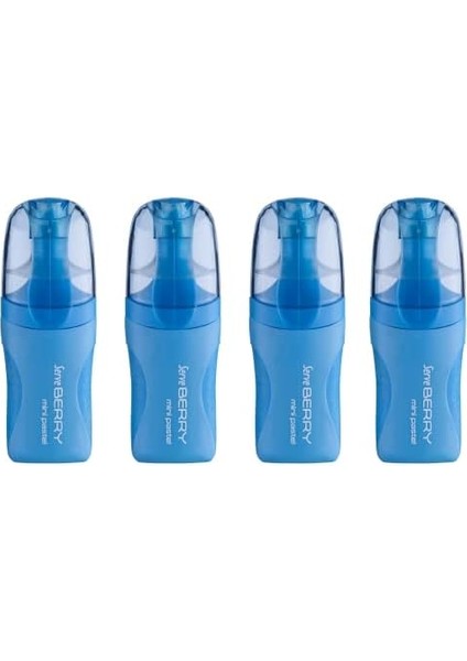 Berry Mını Fosforlu Pastel Mavi 4lu Set modelleri