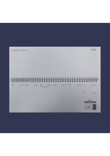 2026 Masa Takvimi fiyatları