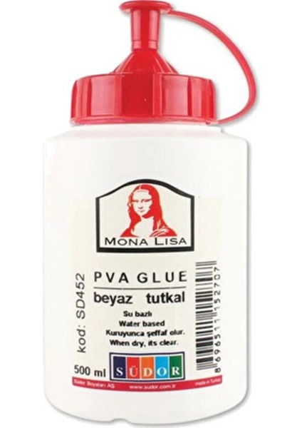 Monalisa Tutkal 500 Ml Beyaz Renkli Portatif Kapaklı Sıkmalı Yapıştırıcı fiyatları
