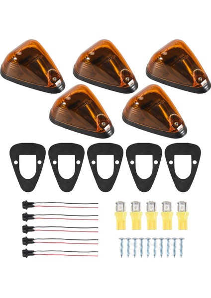 5 Packs Kabin Markeri Işık Amber Lens Çatı Çalışma Işık/ford F150 F250 F350 F450 F550 F65 E150 1999-2016 (Yurt Dışından) indirimleri