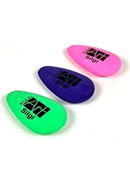 Yumuşak Silgi Seti 3 Adet Renkli Ergonomik 32x53 mm Yüksek Performans indirimleri