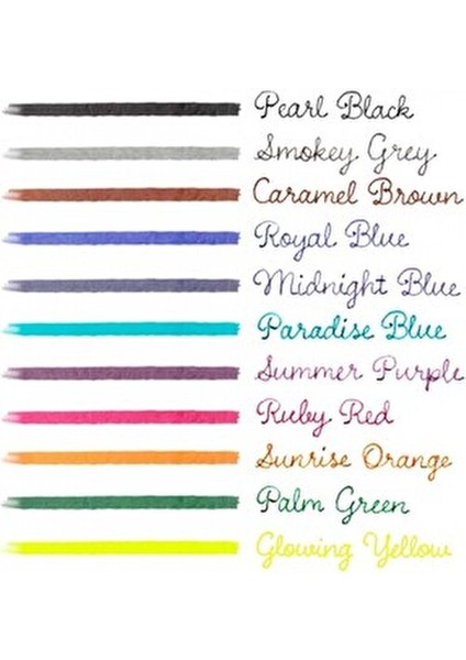 Kahverengi Kartuş Seti 6'lı Refiller ve Mürekkepler Almanya Üretimi modelleri