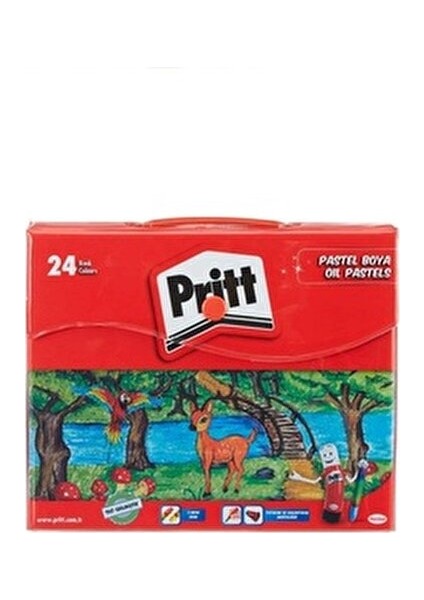 Pastel Boya Seti 24 Renk Çocuklar İçin Eğlenceli ve Yaratıcı Aktiviteler İçin fiyatları