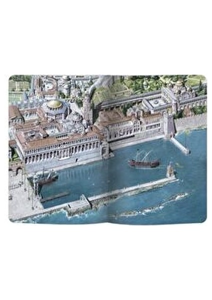 Istanbul Eski Isimleri Düz Defter 192 Sayfa 13x21 cm Esnek Kapak Ivory Renk