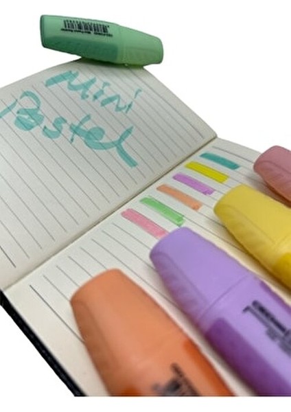 Fosforlu Kalem Seti Mini Pastel Renkler 6'lı Kolay Taşınabilir ve Dayanıklı indirimleri