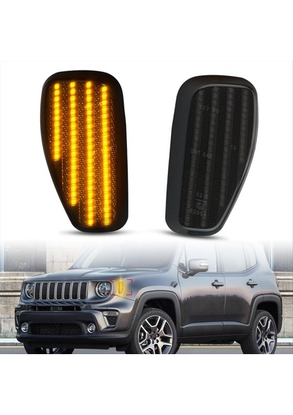 Jeep Renegade Bu 2014-2021 LED Ön Yan Marker Işık Dönüşü Sinyal Işık Dönüşüm Kiti 68256049AA CH2551134 (Yurt Dışından) fiyatları