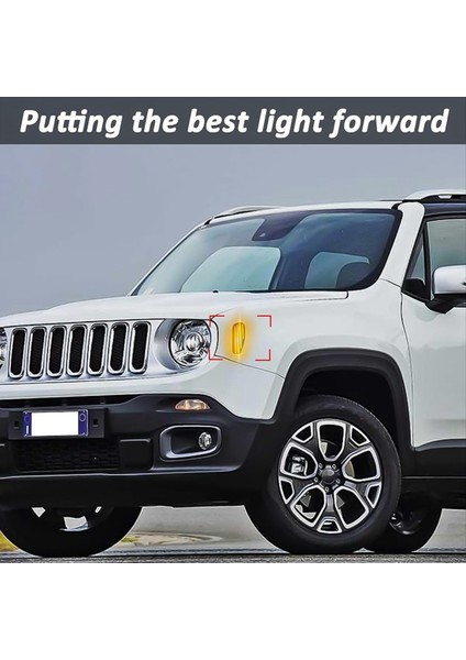 Jeep Renegade Bu 2014-2021 LED Ön Yan Marker Işık Dönüşü Sinyal Işık Dönüşüm Kiti 68256049AA CH2551134 (Yurt Dışından) modelleri