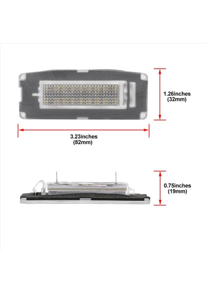 Maserati Ghibli Iıı M157 2014-2020 673001401 Için 2x LED Plaka Işık Etiketi Lambası (Yurt Dışından) modelleri