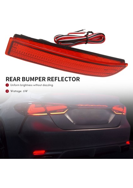 Toyota Avensis/alphard Mkı/rav4 LED Kuyruk Foları Sis Durdur Parkı Için Park Freni Arka Tampon Reflektör Lambası (Yurt Dışından) fiyatları