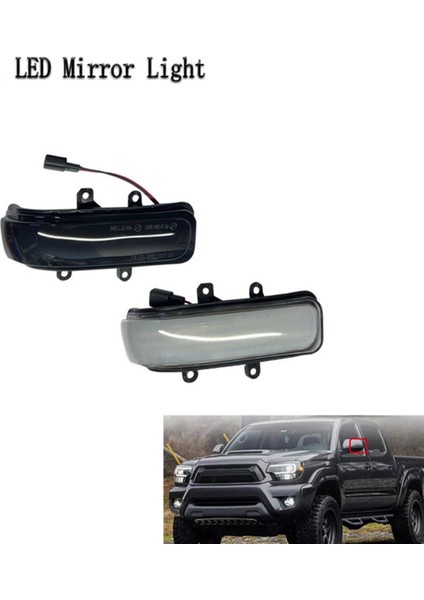 1paır Arar Deplıve Mırror Toyota Rav4 Için LED Turn Sinyal Işığı 4runner Noah Voxy Tacoma Highlander Alphard 2008-2013 A (Yurt Dışından) modelleri