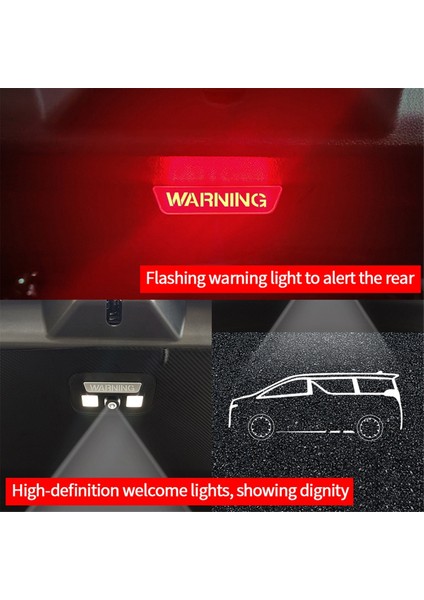 Toyota Alphard/vellfire 30 Serisi 2015-2023 Projektör Lambası Için Araba Arka Bagaj Aydınlatma Işık Uyarı Işığı (Yurt Dışından) modelleri