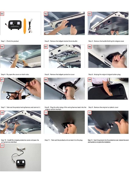 Toyota Alphard/vellfire 30 Serisi 2015-2023 Projektör Lambası Için Araba Arka Bagaj Aydınlatma Işık Uyarı Işığı (Yurt Dışından) indirimleri