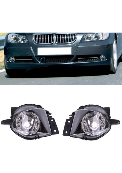 Ön Tampon LED Sis Lambası Kapağı Bmw 3 Serisi Için Ampul Yok E90 2004-2011 E91 2004-2012 63176948373 63176948374 (Yurt Dışından) modelleri