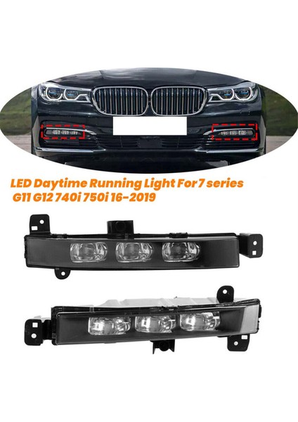 1paır Ön Tampon Sis Lambası LED Bmw 7 Serisi G11 G12 740I 750I 16-2019 6317342953 63177342954 (Yurt Dışından) fırsatları