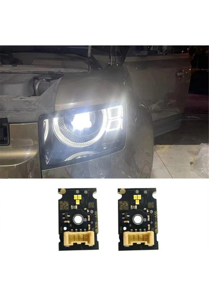 Land Rover Defender Için 2020-2023 Araba Drl White LED Gündüz Koşu Işıkları LED LED Işık Dönüş Drl Modülü 2 Pcs (Yurt Dışından) fiyatları