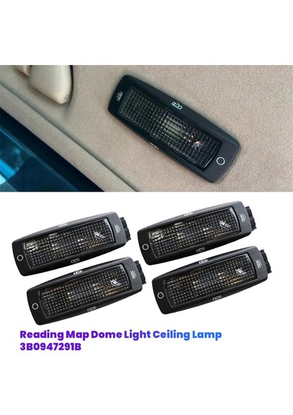 4pcs Araba Arka Çatı Lambası Okuma Haritası Kubbe Hafif Tavan Lambası 3B0947291B Vw Golf Passat 1998-2005 Beetle Bora Superb (Yurt Dışından) fiyatları