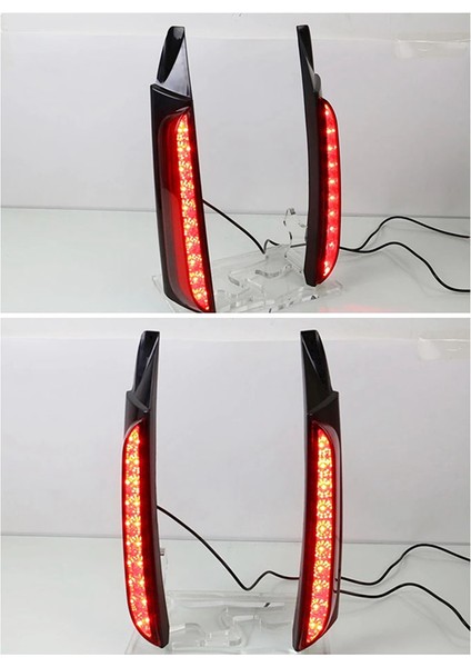 Toyota Fortuner 2015 - 2020 Işık Freni Işık Işık Modeli Için Araba Yanıp Set LED Reflektör Arka Lamba (Yurt Dışından) modelleri