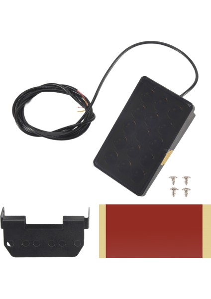 LED Araba Fren Lambası 15LED F1 Tarzı Evrensel Kabuklu Pilot Işık Araba Arka Spoyler LED Fren Işık Kuyruğu Açık Siyah Kabuk (Yurt Dışından) modelleri