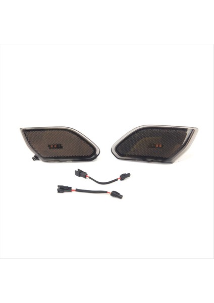 Füme Siyah LED Yan Işaretçi Işık Dönüş Sinyal Lambası Yuvarlak Kaş Yan Lambası Jeep Wrangler Jl 2018+ (Yurt Dışından) fırsatları