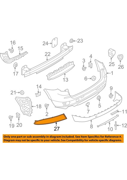 Bmw X3 F25 2014-2017 Araç LED Arka Tampon Işık Arka Sis Lambası Uyarı Işık Reflektör Tay Lamitleri 63257352209 (Yurt Dışından) modelleri