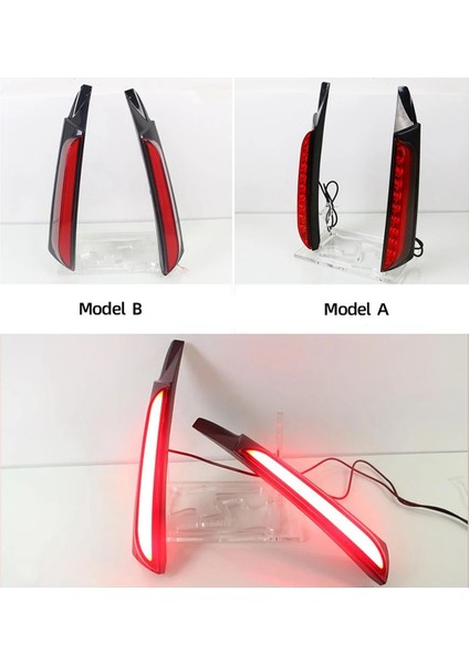 Toyota Fortuner 2015 - 2020 Işık Fren Uç Işık Modeli B Için Araba Yanıp Set LED Reflektör Arka Lamba 2015 - 2020 (Yurt Dışından) fiyatları