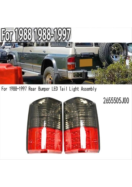 Arka Tampon Sağ LED Kuyruk Işığı Montajı Nissan Devriyesi Için Durma Lambası Gq 1988-1997 2655505J00 (Yurt Dışından) fırsatları