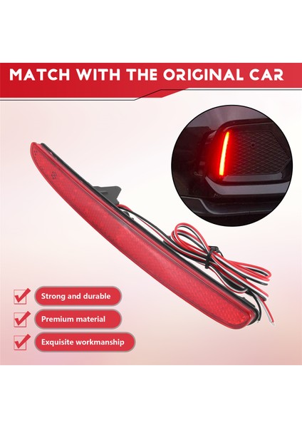 Araba LED Arka Tampon Sis Lambası Fren Lambası Honda Civic Type R Için Dinamik Dönüş Sinyal Reflektörü R 2016-2018 (Yurt Dışından) indirimleri