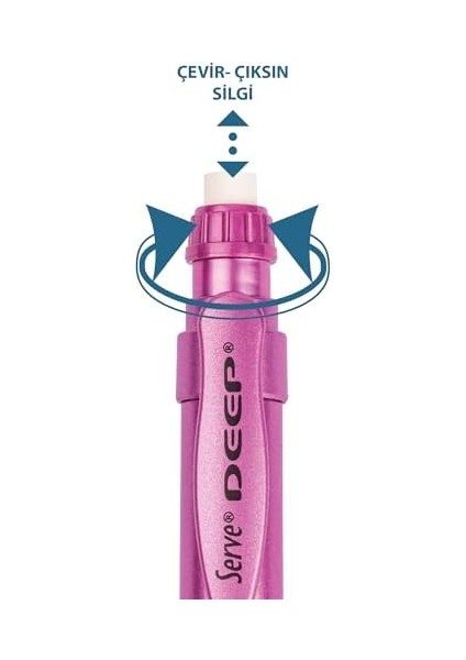 Deep Mek. Kursun Klm 07MM Met Prenses Pembe fiyatları