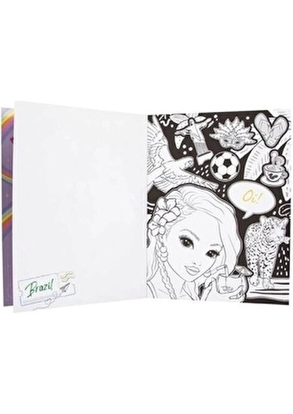 Colour & Design Book 6-9 Yaş İçin Renkli Eğitim Ürünü 20 Sayfa