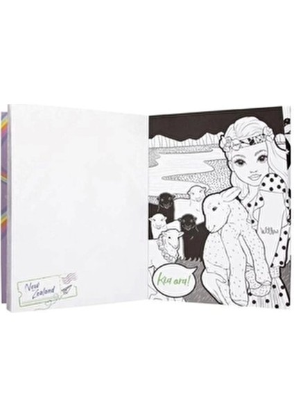 Colour & Design Book 6-9 Yaş İçin Renkli Eğitim Ürünü 20 Sayfa