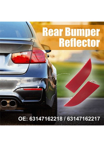 Arka Çubuk Fren Reflektörü Uyarı Işık Tampon Yan Işaretçi Bmw E83 X3 2007-2010 63147162217 63147162218 (Yurt Dışından) fiyatları