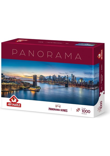Puzzle Bridge,new York 1000 Parça Panorama Puzzle