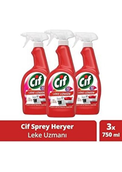 Leke Uzmanı Çok Amaçlı Temizleme Spreyi 750 ml Kırmızı Renk Yüzeyler İçin fiyatları