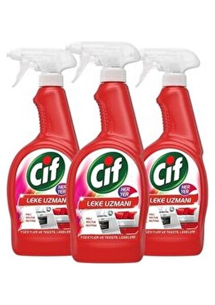 Leke Uzmanı Çok Amaçlı Temizleme Spreyi 750 ml Kırmızı Renk Yüzeyler İçin modelleri