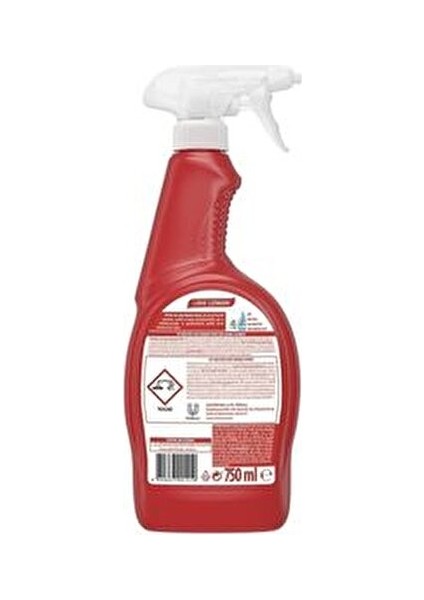 Leke Uzmanı Çok Amaçlı Temizleme Spreyi 750 ml Kırmızı Renk Yüzeyler İçin