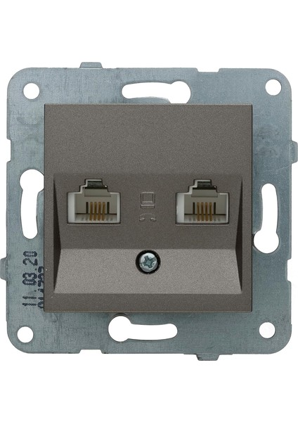 Novella/ +Nüm Cat6+Cat3 Mekanizma+Düğme Kapak