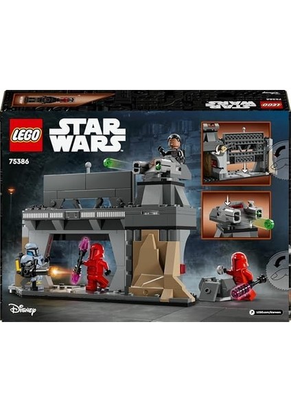 : The Mandalorian Paz Vizsla ve Moff Gideon Savaşı 75386 – 7 Yaş ve Üzeri Kız ve Erkek Çocuklar Için 4 Minifigür Içeren Oyuncak Yapım Seti, Çocuklar Için Doğum Günü Hediyesi (289 Parça) modelleri