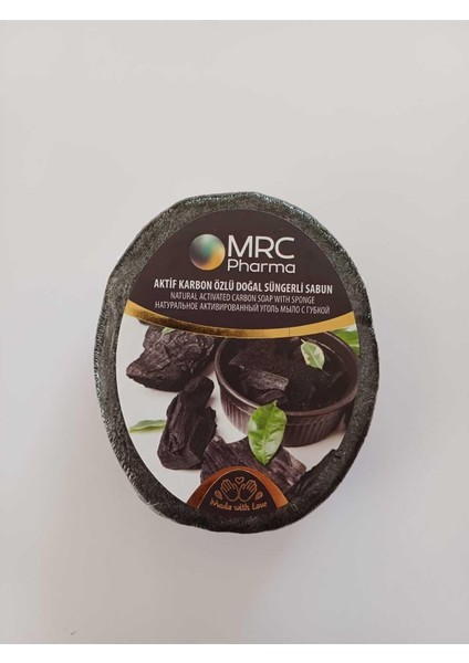Mrc Pharma Aktif Karbon Özlü Doğal Süngerli Sabun