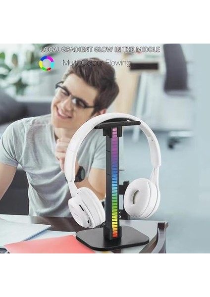 Masaüstü Oyuncu Kulaklık Rgb Standı ZR715 fiyatları